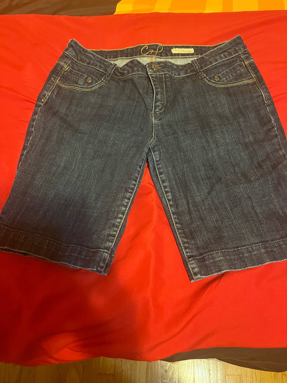 Chip & Pepper Dark Blue Denim Bermuda Shorts